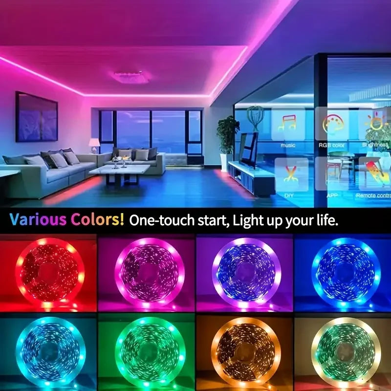 MoodGlow RGB Room Strip Lights