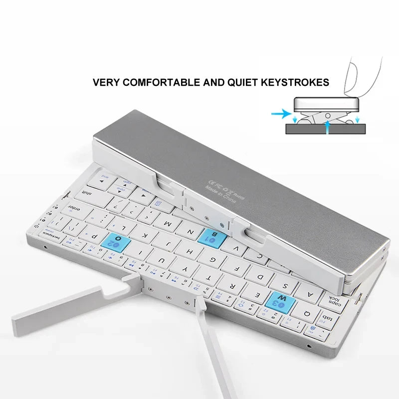 PocketFold Compact Bluetooth Mini Keyboard Pro