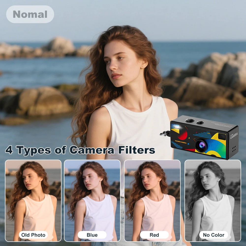 Pocket Retro Keychain Camera