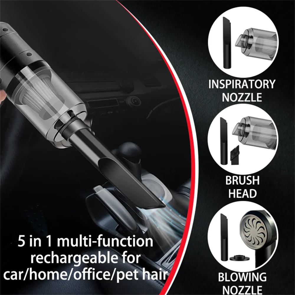 QuickClean Pro Compact Handheld Vacuum Portable