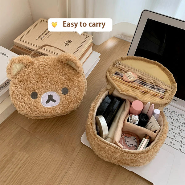 Plush Travel Organizer Gear Pouch