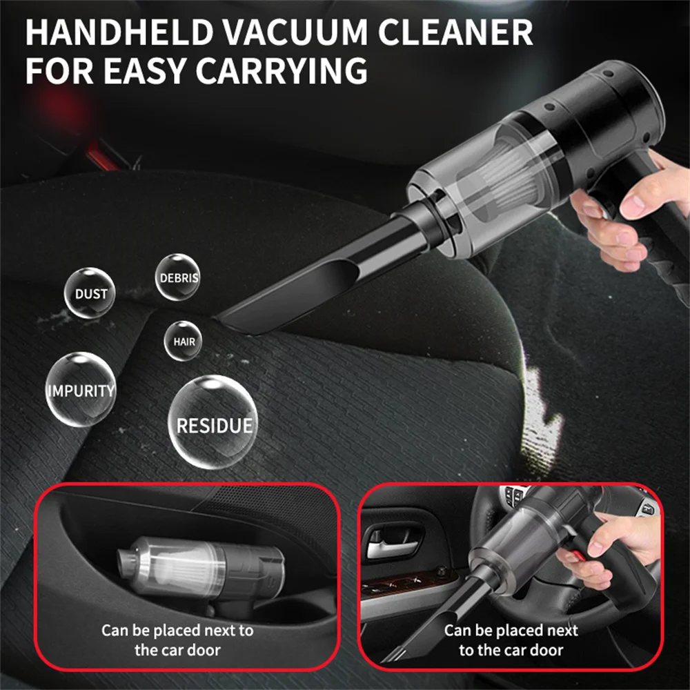 QuickClean Pro Compact Handheld Vacuum Portable