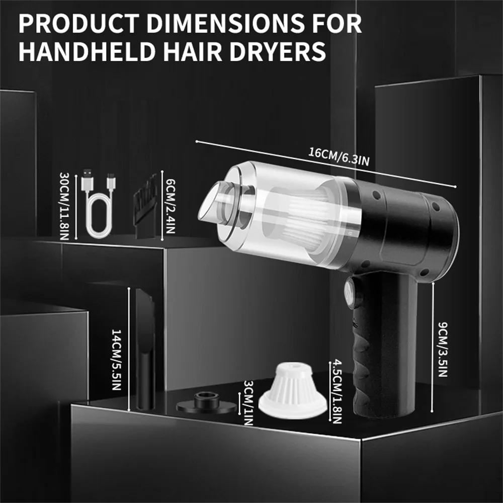 QuickClean Pro Compact Handheld Vacuum Portable